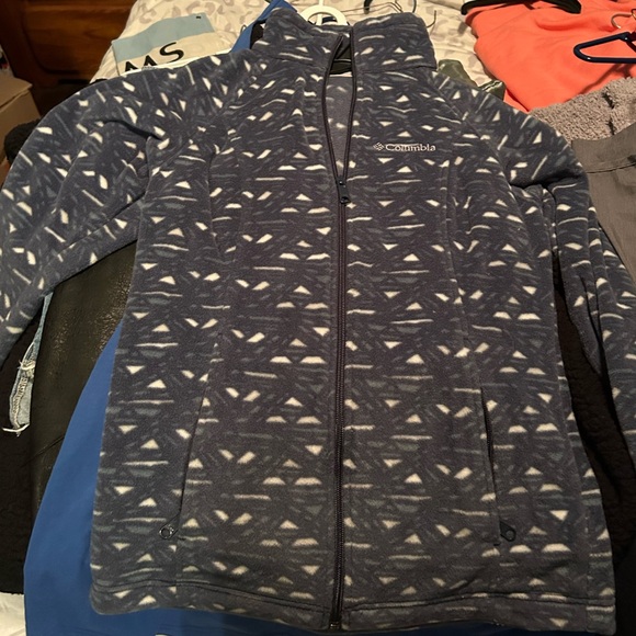 💙❄️☃️☕️🐻Columbia Fleece Full Zip Jacket - Picture 1 of 3